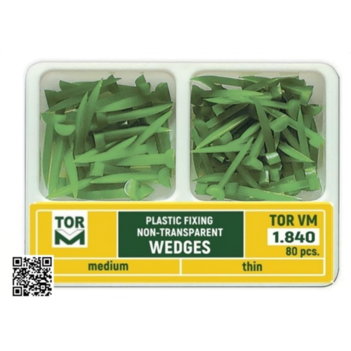Plastic Fixing Non-Transparent Wedges