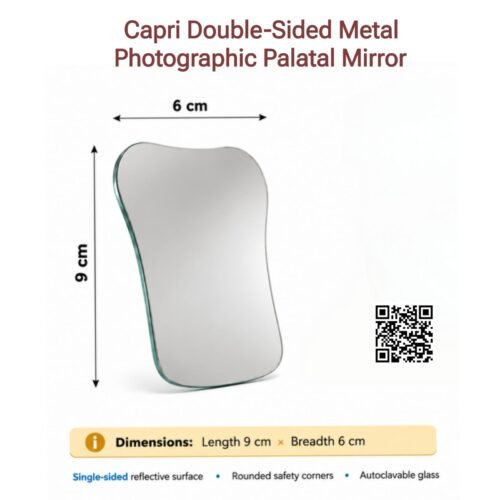 Capri Double-Sided Metal Photographic Palatal Mirror