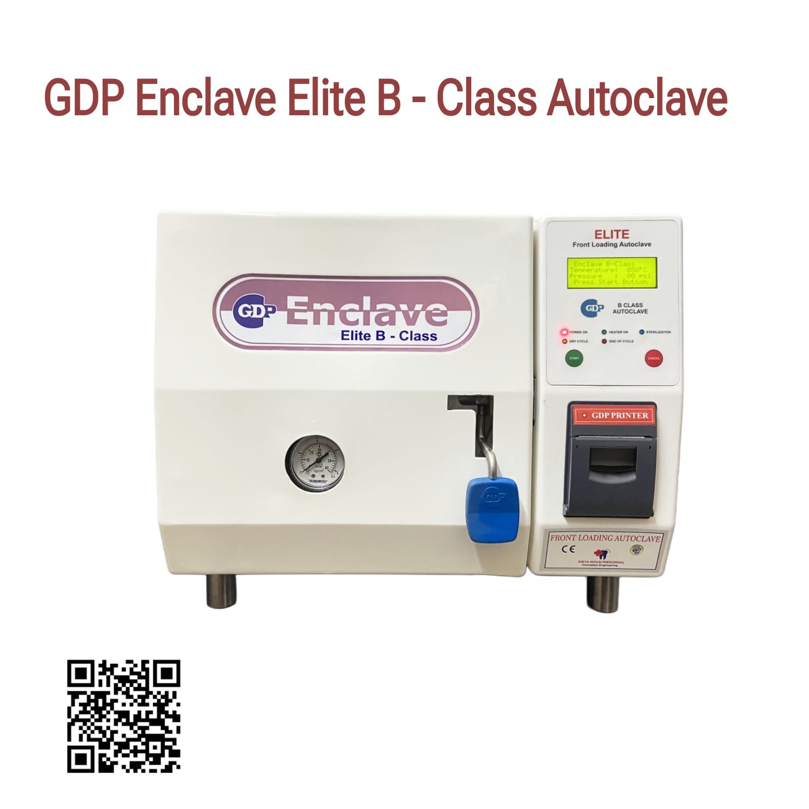 GDP Enclave Elite B-Class Autoclave