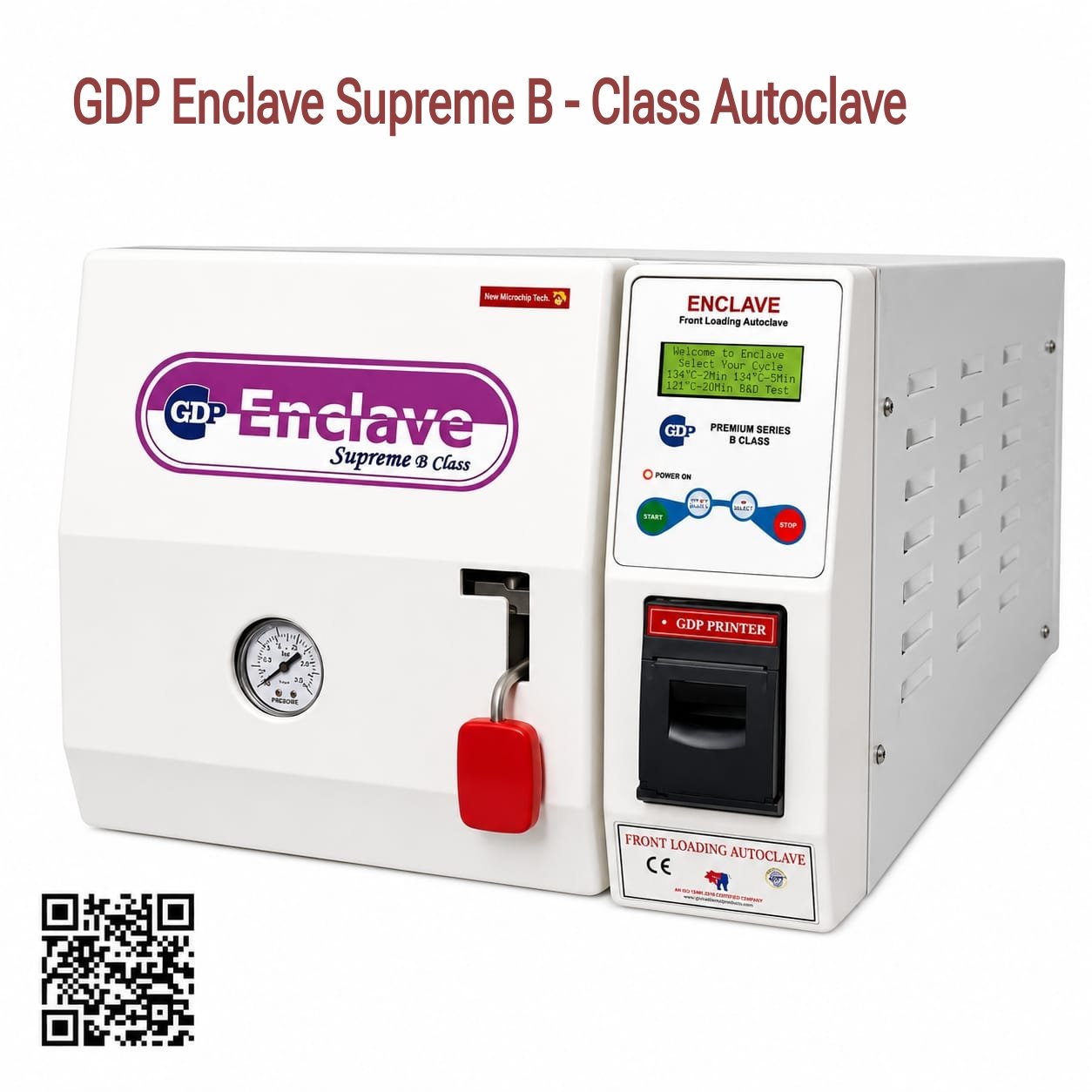 GDP Enclave Supreme B-Class Autoclave